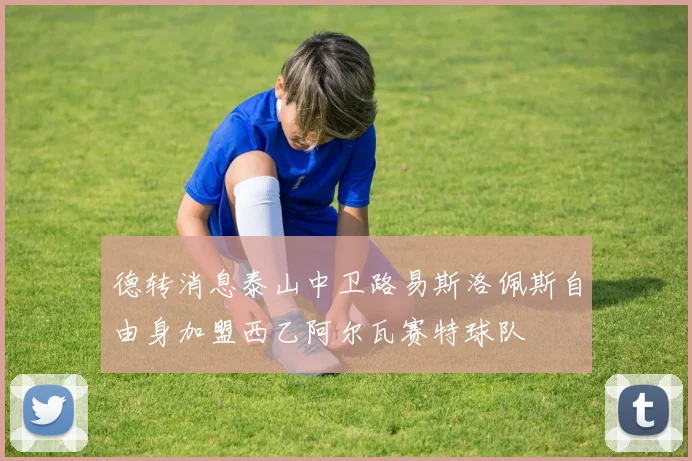 德转消息泰山中卫路易斯洛佩斯自由身加盟西乙阿尔瓦赛特球队