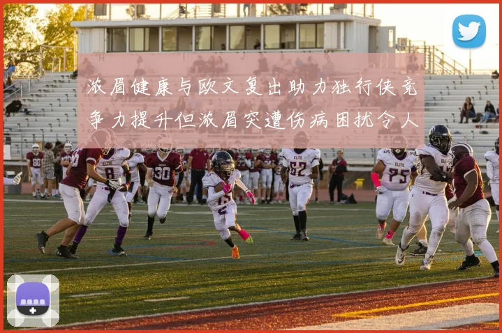 浓眉健康与欧文复出助力独行侠竞争力提升但浓眉突遭伤病困扰令人担忧
